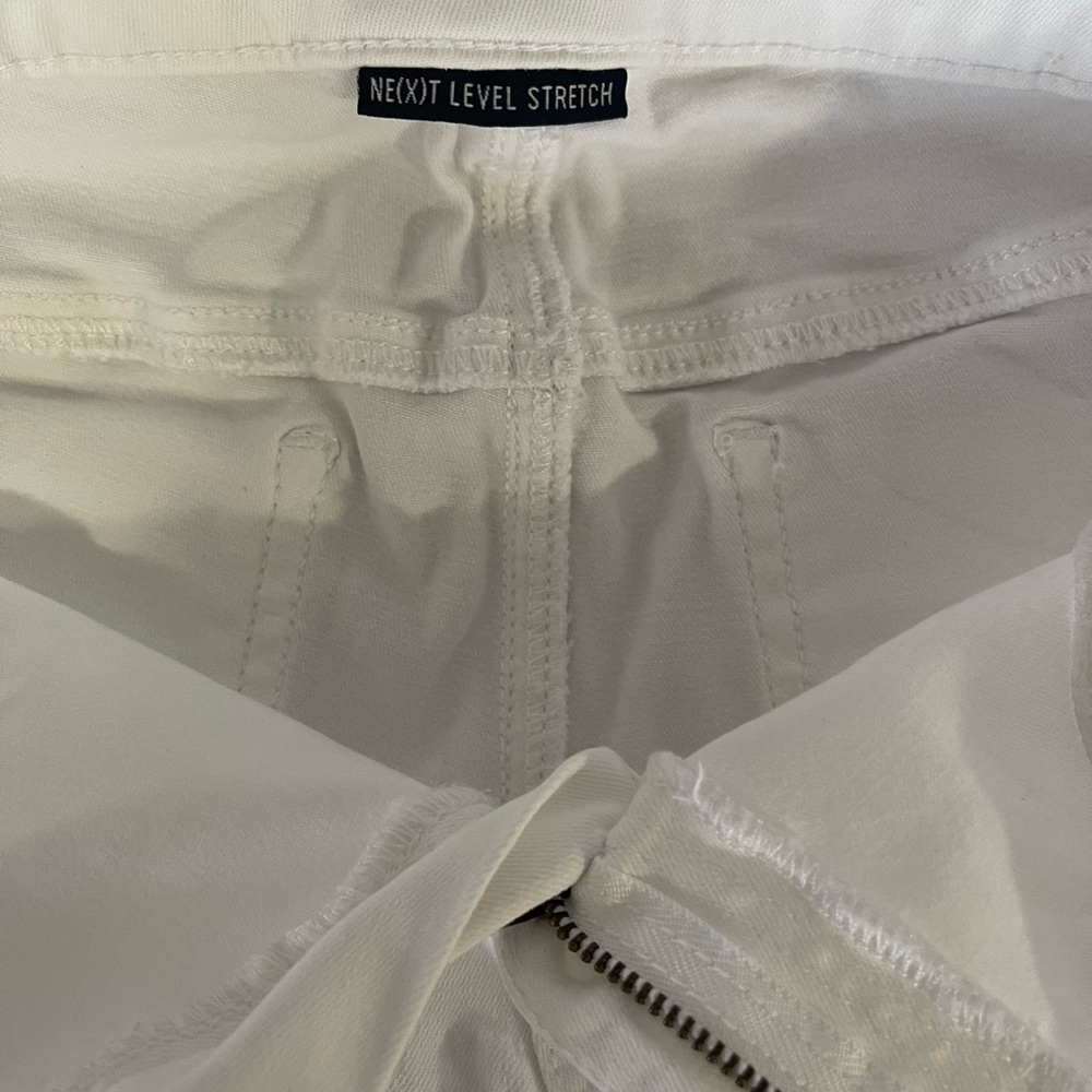 American Eagle Outfitters Cream Straight Leg Jeans